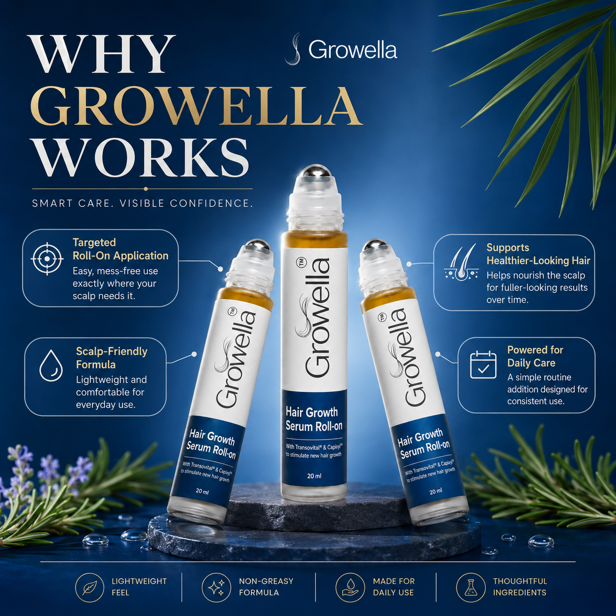 Advanced Hair Growth Roll-On Treatment