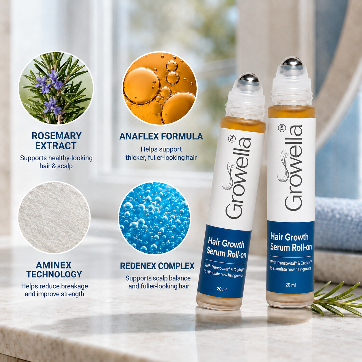 Advanced Hair Growth Roll-On Treatment